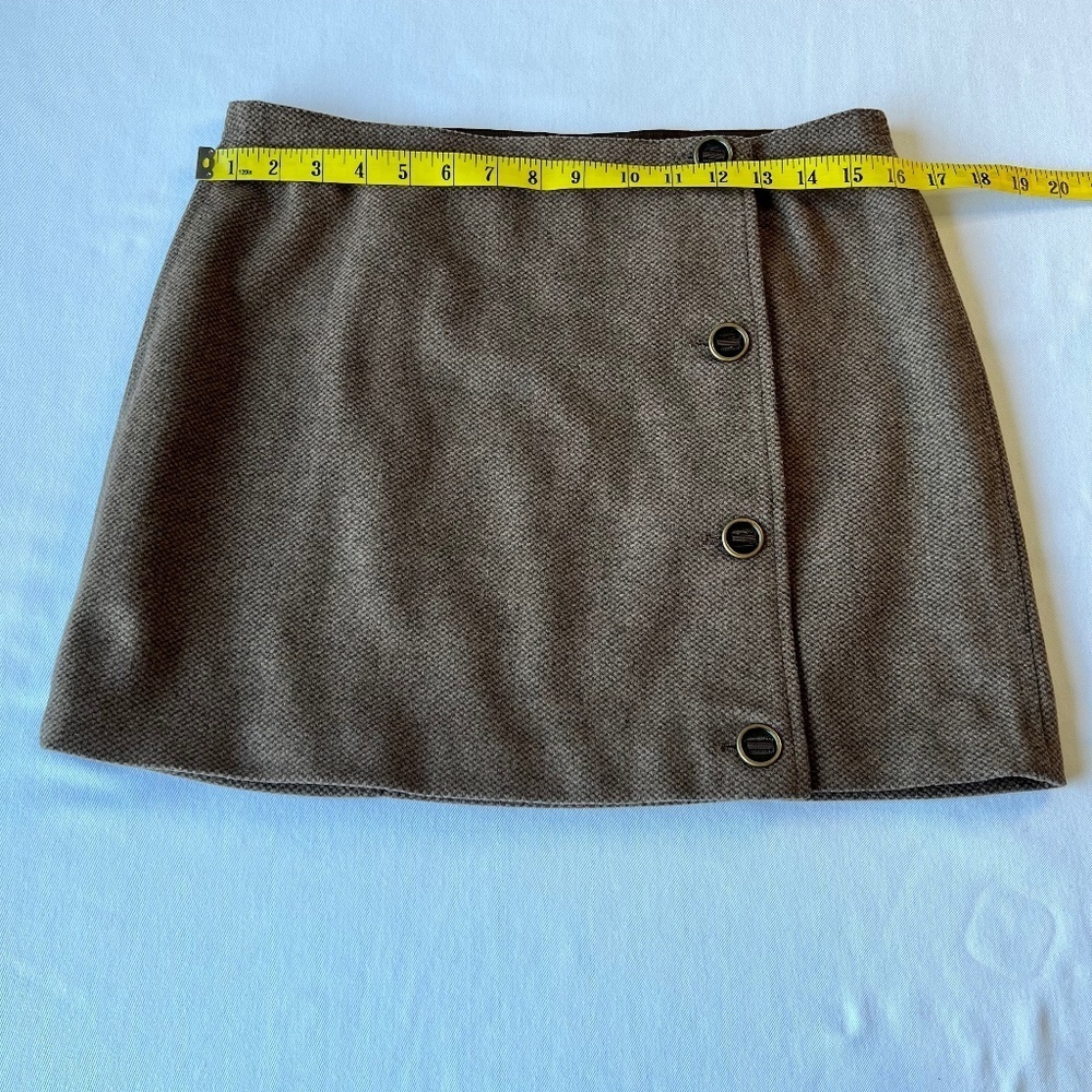 *FIRM PRICE* PrAna Nicky Wool Blend Wrap Mini Skirt - Picture 3 of 12